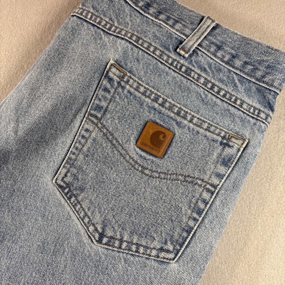 Carhartt  Men's Denim Relaxed Fit Jeans RN# 14806 Work Casual Size 40x30
